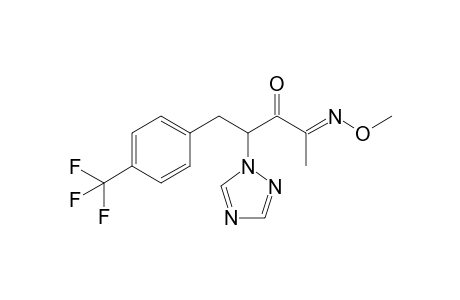 2,3-Pentanedione, 4-(1H-1,2,4-triazol-1-yl)-5-[4-(trifluoromethyl)phenyl]-, 2-(O-methyloxime)