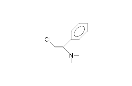 .beta.-(E)-Chloro.alpha.-dimethylamino-styrene