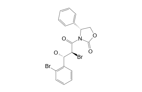 N-[2'-BROMO-3'-HYDROXY-3'-(ORTHO-BROMOPHENYL)-1'-OXOPROPYL]-4-PHENYL-2-OXAZOLIDINONE