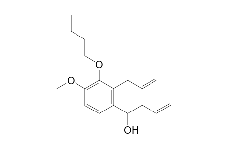 1-(2-Allyl-3-butoxy-4-methoxyphenyl)-3-buten-1-ol