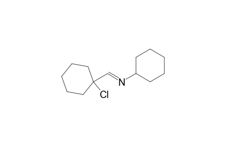 Cyclohexanamine, N-[(1-chlorocyclohexyl)methylene]-, (E)-
