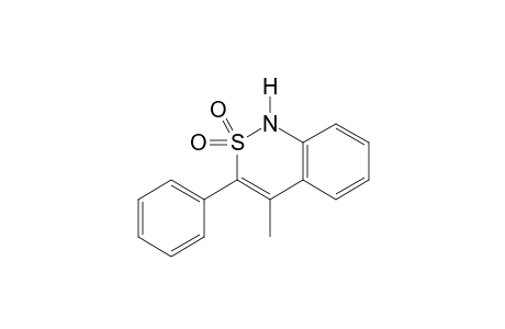 4-METHYL-3-PHENYL-1H-2,1-BENZOTHIAZINE, 2,2-DIOXIDE