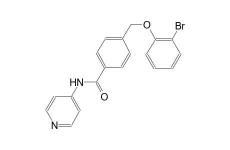4-[(2-bromophenoxy)methyl]-N-(4-pyridinyl)benzamide