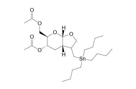 [(3aS,5S,6R,7aS)-5-acetoxy-3-(tributylstannylmethyl)-3,3a,4,5,6,7a-hexahydro-2H-furo[2,3-b]pyran-6-yl]methyl acetate