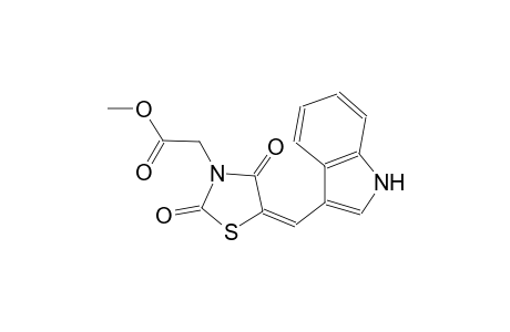methyl [(5E)-5-(1H-indol-3-ylmethylene)-2,4-dioxo-1,3-thiazolidin-3-yl]acetate