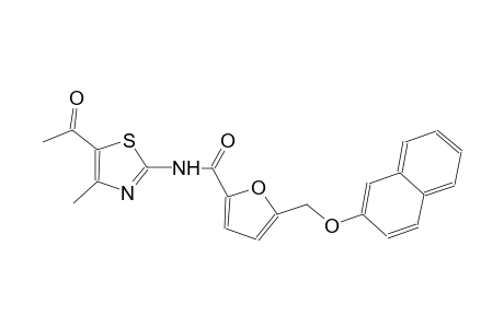 N-(5-acetyl-4-methyl-1,3-thiazol-2-yl)-5-[(2-naphthyloxy)methyl]-2-furamide