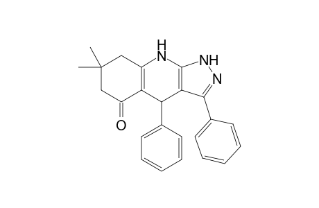7,7-Dimethyl-3,4-diphenyl-1,4,6,7,8,9-hexahydro-1H-pyrazolo[3,4-b]quinolin-5-one