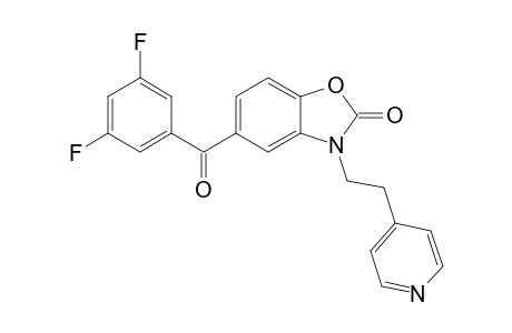 5-(3',5'-Difluorobenzoyl)-N-[(4'-pyridyl)ethyl]-2,3-dihydrobenzoxazol-2-one
