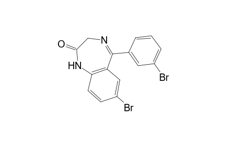 7-Bromo-5-(3-bromophenyl)-1,3-dihydro-2H-1,4-benzodiazepin-2-one