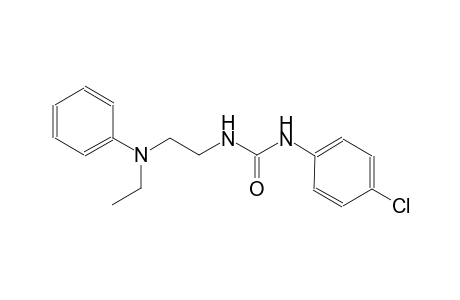 N-(4-chlorophenyl)-N'-[2-(ethylanilino)ethyl]urea