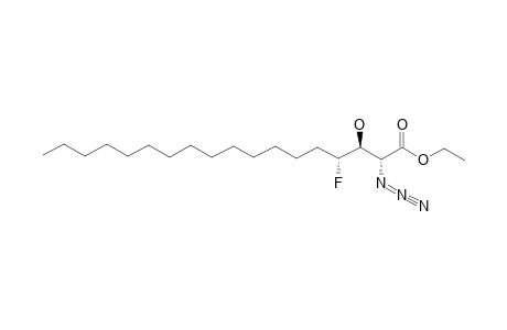 ETHYL-REL-(2R,3S,4R)-2-AZIDO-4-FLUORO-3-HYDROXYOCTADECANOATE