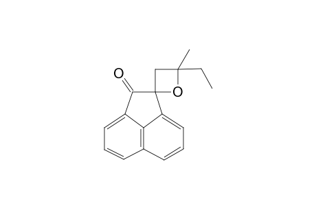 (R,R) and (S,S)-spiro[1,2-Dihydro-1-oxoacenaphthylene-2,2'-4'-methyl-4'-ethyl-1'-oxacyclobutane]
