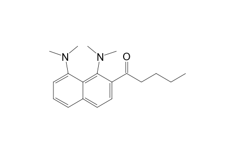 1-[1,8-Bis(dimethylamino)naphthalen-2-yl]pentan-1-one