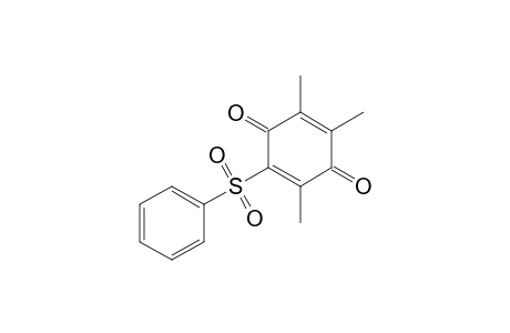 2,3,5-trimethyl-6-(phenylsulfonyl)cyclohexa-2,5-diene-1,4-dione