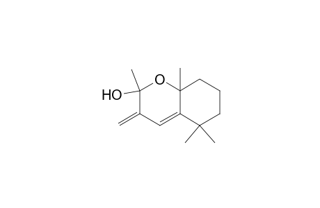 2H-1-Benzopyran-2-ol, 3,5,6,7,8,8a-hexahydro-2,5,5,8a-tetramethyl-3-methylene-