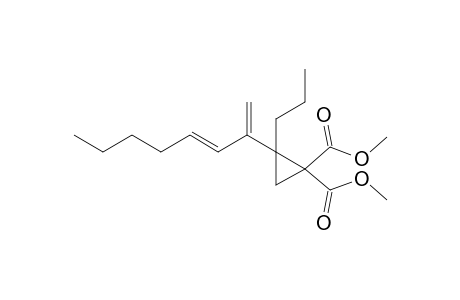 2-[(3E)-octa-1,3-dien-2-yl]-2-propylcyclopropane-1,1-dicarboxylic acid dimethyl ester