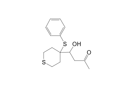 4-Hydroxy-4-(4-phenylsulfanyltetrahydrothiopyran-4-yl)butan-2-one