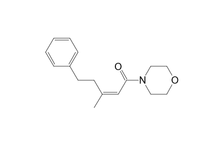 (Z)-N,N-(3'-Oxapentamethylen)-3-methyl-5-phenyl-2-pentenamide