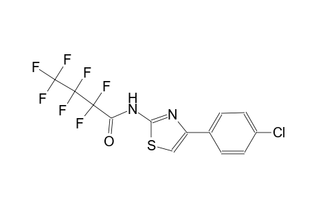 N-[4-(4-chlorophenyl)-1,3-thiazol-2-yl]-2,2,3,3,4,4,4-heptafluorobutanamide