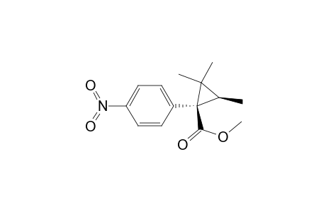 Cyclopropanecarboxylic acid, 2,2,3-trimethyl-1-(4-nitrophenyl)-, methyl ester, cis-(.+-.)-
