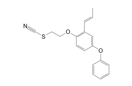 2-[E-(PROP-1-EN-1-YL)]-4-PHENOXYPHENOXYETHYL-THIOCYANATE