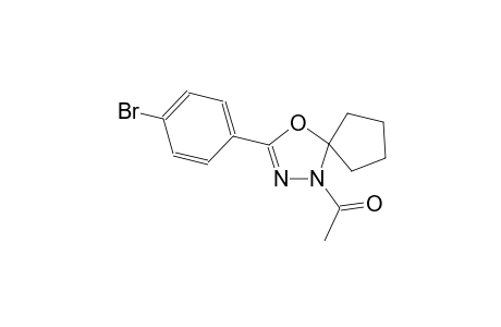 1-acetyl-3-(4-bromophenyl)-4-oxa-1,2-diazaspiro[4.4]non-2-ene