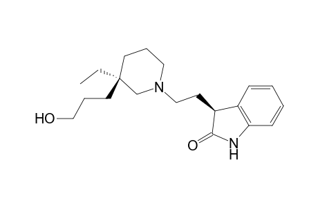 2H-Indol-2-one, 3-[2-[3-ethyl-3-(3-hydroxypropyl)-1-piperidinyl]ethyl]-1,3-dihydro-, (R*,S*)-(.+-.)-