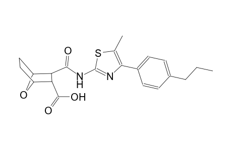 3-({[5-methyl-4-(4-propylphenyl)-1,3-thiazol-2-yl]amino}carbonyl)-7-oxabicyclo[2.2.1]heptane-2-carboxylic acid
