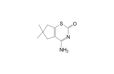 4-amino-6,6-dimethyl-2H-cyclopenta[e]-1,3-thiazin-2-one
