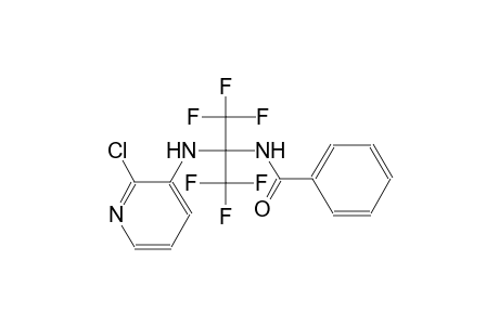 N-[1-[(2-chloro-3-pyridinyl)amino]-2,2,2-trifluoro-1-(trifluoromethyl)ethyl]benzamide
