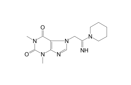 7-(2-azanylidene-2-piperidin-1-yl-ethyl)-1,3-dimethyl-purine-2,6-dione