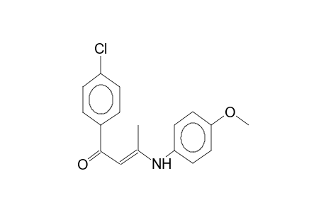 (E)-1-oxo-1-(4-chlorophenyl)-3-(4-methoxyphenyl)-2-butene