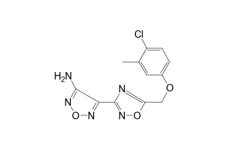 1,2,5-Oxadiazol-3-amine, 4-[5-(4-chloro-3-methylphenoxymethyl)-1,2,4-oxadiazol-3-yl]-