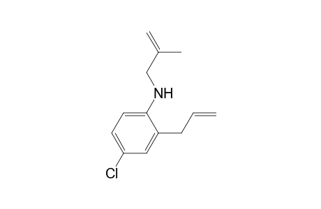 2-Allyl-4-chloro-N-(2-methylallyl)aniline