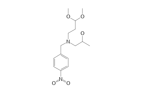 1-[N-(4-NITROBENZYL)-N-(3,3-DIMETHOXYPROPYL)-AMINO]-2-PROPANOL