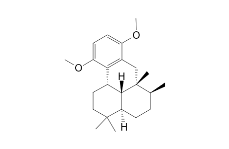 1-(2',5'-Dimethoxyphenyl)-4,4,8,9-tetramethylperhydronaphthalene