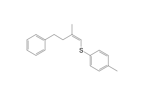 (Z)-2-Methyl-4-phenyl-1-(p-tolylsulfanyl)-1-butene