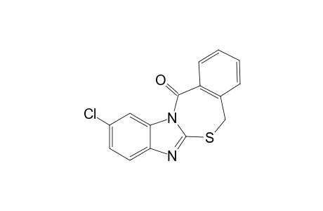 3-Chloro-benzimidazolo[2,1-b]benzo[e]thiazepin-5(10H)-one