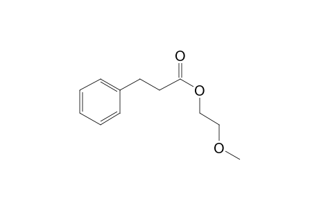 3-Phenylpropionic acid, 2-methoxyethyl ester