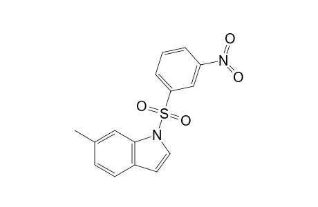 N-(3-Nitrobenzene)sulfonyl-6-methylindole