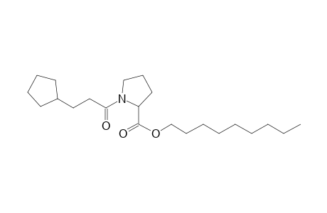 L-Proline, N-(3-cyclopentylpropionyl)-, nonyl ester