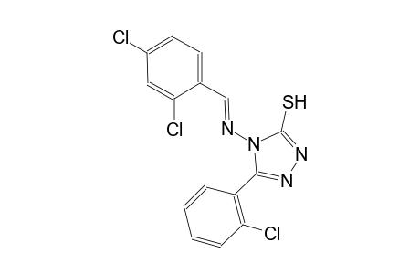 5-(2-chlorophenyl)-4-{[(E)-(2,4-dichlorophenyl)methylidene]amino}-4H-1,2,4-triazol-3-yl hydrosulfide