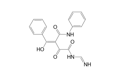 2-[(Hydroxyphenyl)methylene)]-N(4)-(iminomethyl)-3-oxo-N(1)-phenylsuccinamide