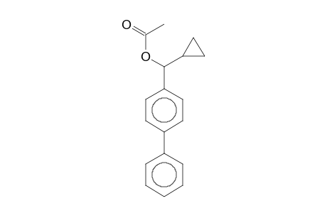 Acetic acid, cyclopropyl-(1,1'-biphenyl-4-yl)methyl ester