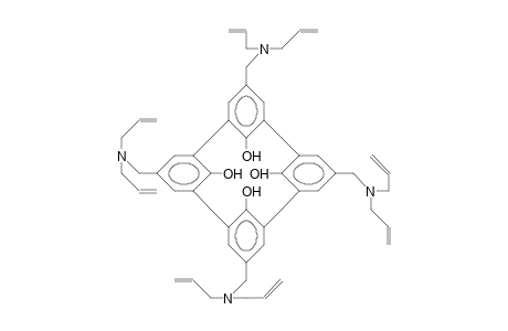 5,11,17,23-Tetrakis(diallylaminomethyl)-25,26,27,28-tetrahydroxy-calix(4)arene