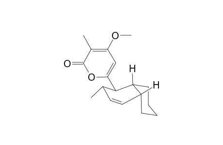 17-Deoxysolanapyrone B (4-Methoxy-5-methyl-2-(2-methyloctahydronaphthyl)pyran-6-one)