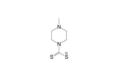 4-Methyl-piperazine-1-carbodithioic acid anion