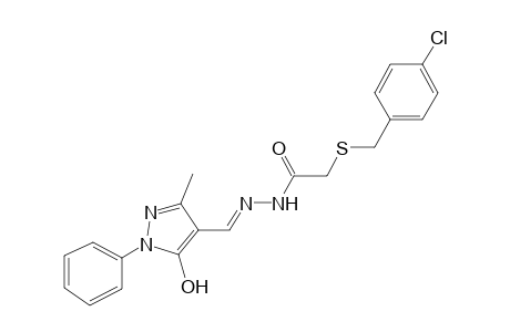 (4-chloro-benzylsulfanyl)-acetic acid (5-hydroxy-3-methyl-1-phenyl-1H-pyrazol-4-ylmethylene)-hydrazide