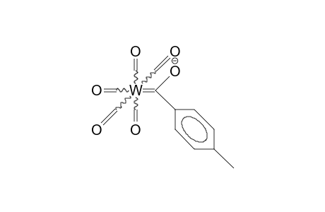 Pentacarbonyl(hydroxy-P-tolyl-carbene)tungsten anion