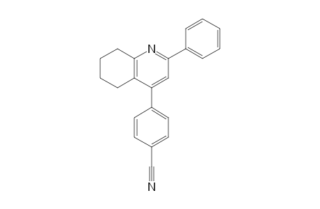 4-(2-phenyl-5,6,7,8-tetrahydroquinolin-4-yl)benzenecarbonitrile